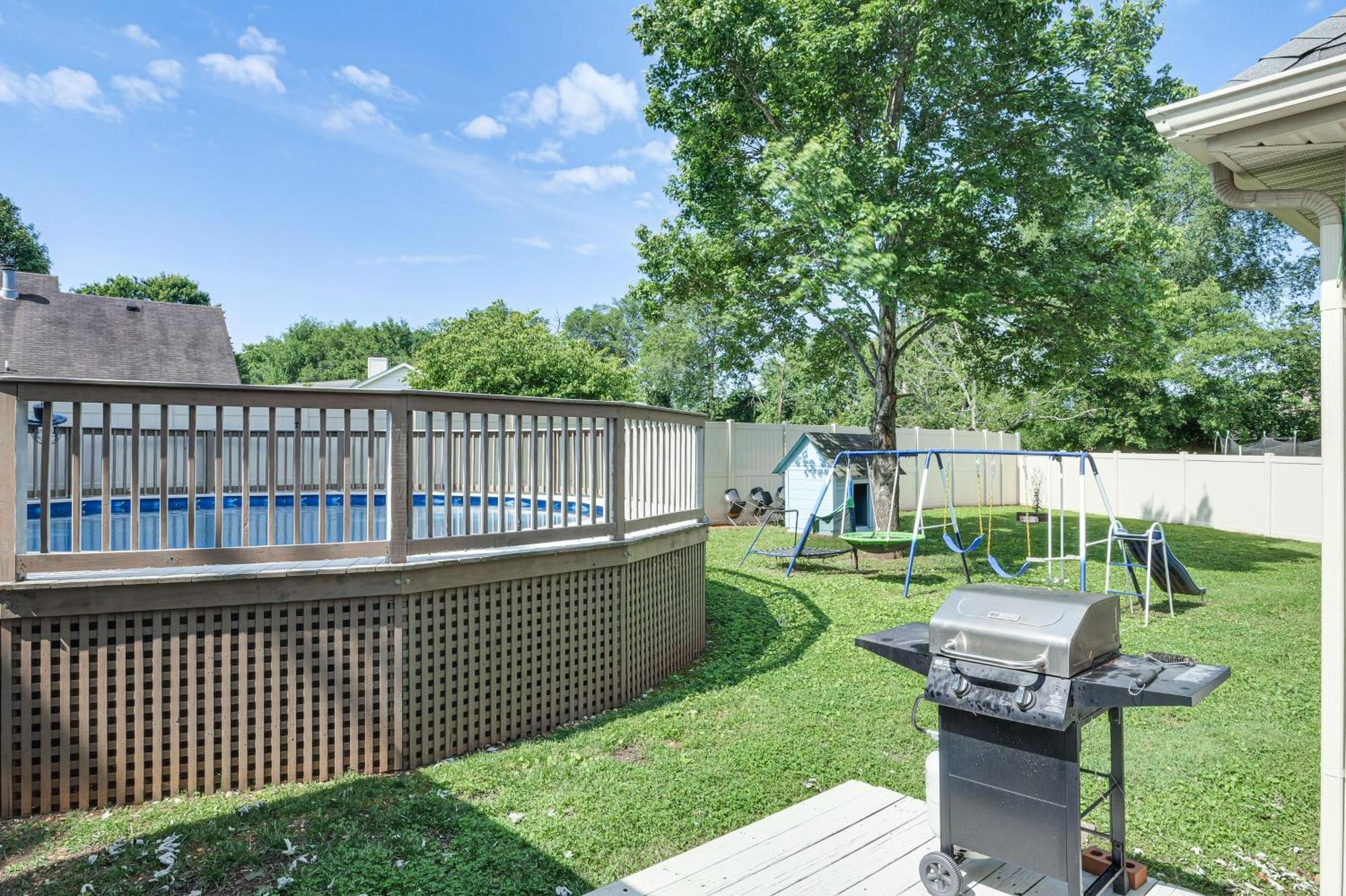 Above-Ground Pool And Backyard At Murfreesboro Home! Exteriör bild