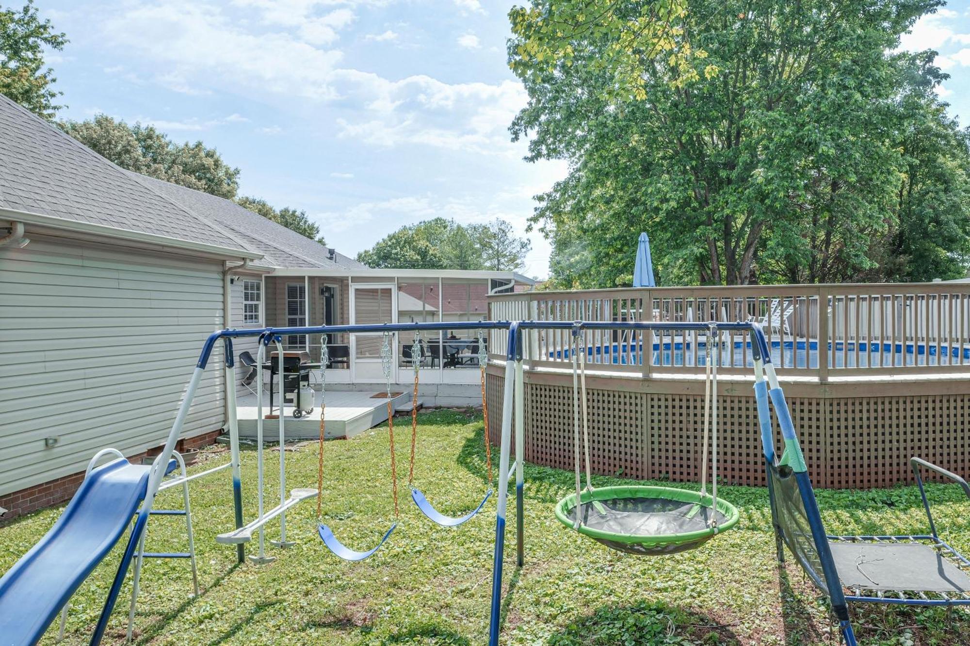 Above-Ground Pool And Backyard At Murfreesboro Home! Exteriör bild